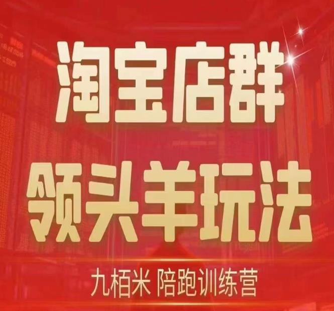 九栢米-淘宝店群领头羊玩法，教你整个淘宝店群领头羊玩法以及精细化/终极蓝海/尾销等内容-时光论坛