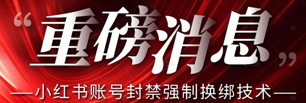 【最新】小红书账号封禁强制换绑技术可日赚300-时光论坛