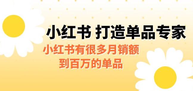某公众号付费文章《小红书打造单品专家》小红书有很多月销额到百万的单品-时光论坛