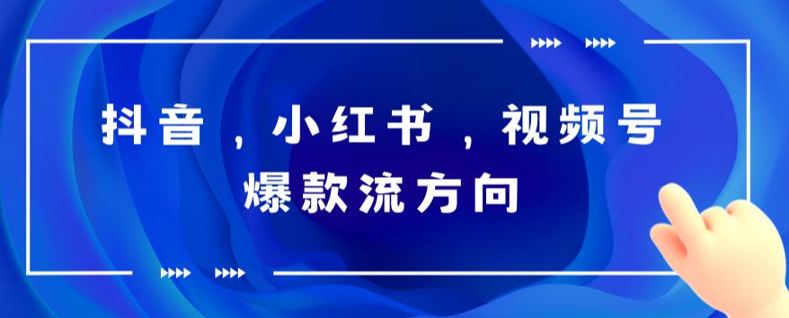 抖音，小红书，视频号爆款流视频制作，简单制作掌握流量密码-时光论坛