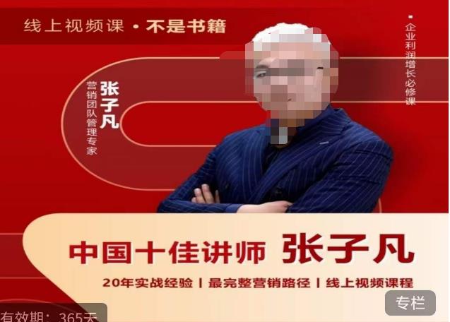 张子凡·20年实战经验，揭秘营销背后的底层逻辑，突破思维局限，从根本上破解营销难题-时光论坛