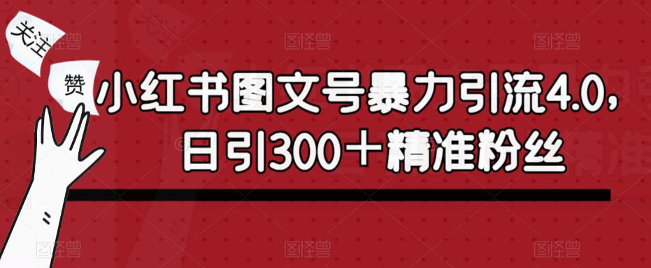小红书图文号暴力引流4.0，日引300＋精准粉丝【揭秘】-时光论坛