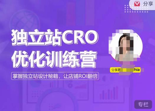 独立站CRO优化训练营，掌握独立站设计秘籍，打造高转化的独立站，让店铺ROI翻倍-时光论坛