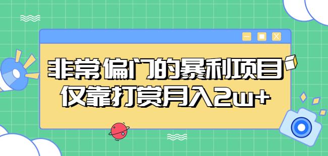 非常偏门的暴利项目，仅靠打赏月入2w+-时光论坛