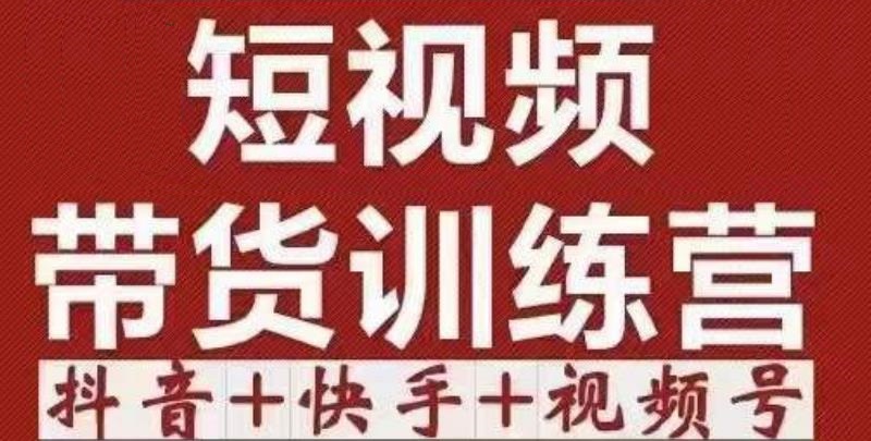 短视频带货特训营抖音+快手+视频号：收益巨大，简单粗暴！-时光论坛