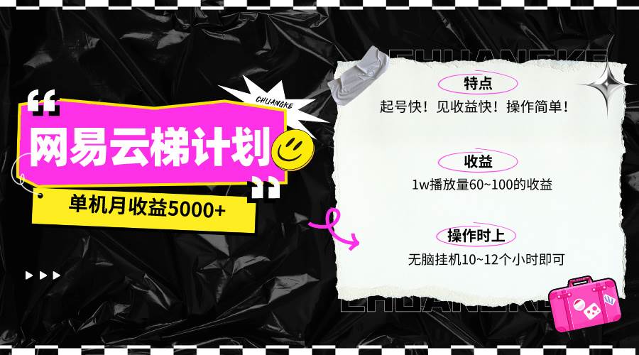 （10063期）最新网易云梯计划网页版，单机月收益5000+！可放大操作-时光论坛