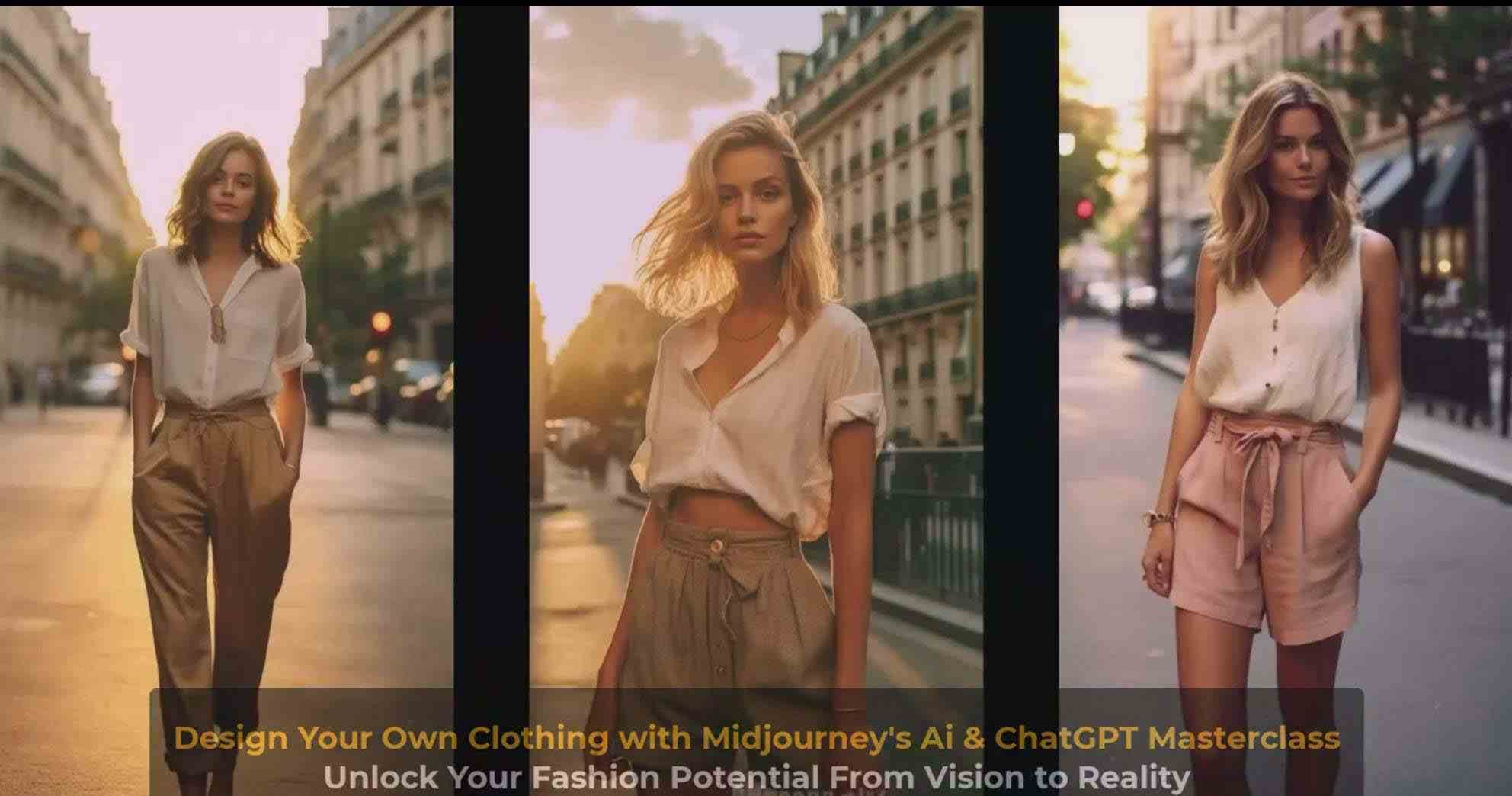 图片[11]-利用 Midjourneys Ai 人工智能设计自己的服装AI大师班-10节课-中英字幕-时光论坛