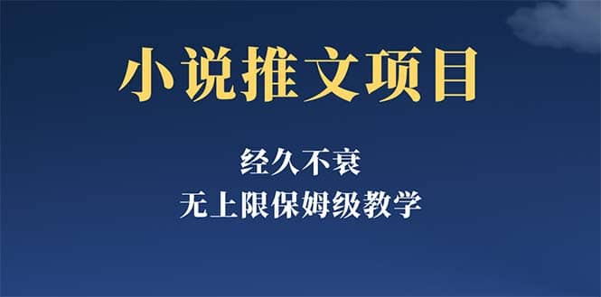 经久不衰的小说推文项目，单号月5-8k，保姆级教程，纯小白都能操作-时光论坛