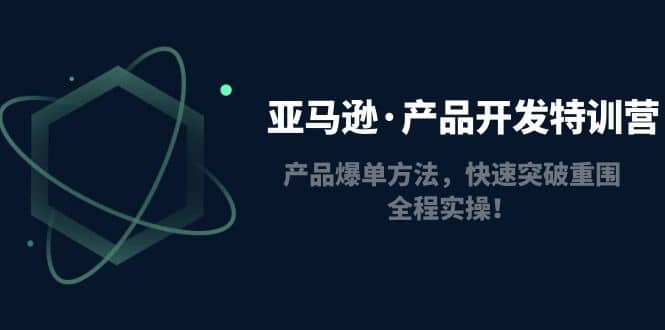 亚马逊·产品开发特训营：产品爆单方法，快速突破重围，全程实操-时光论坛