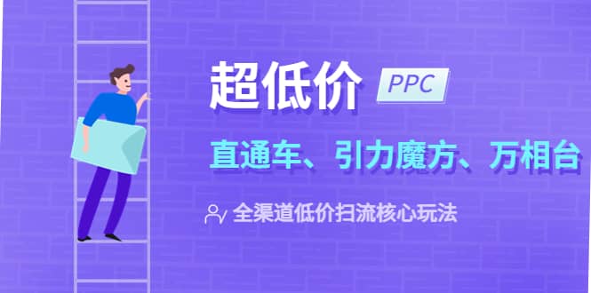 2023超低价·ppc—“直通车、引力魔方、万相台”全渠道·低价扫流核心玩法-时光论坛