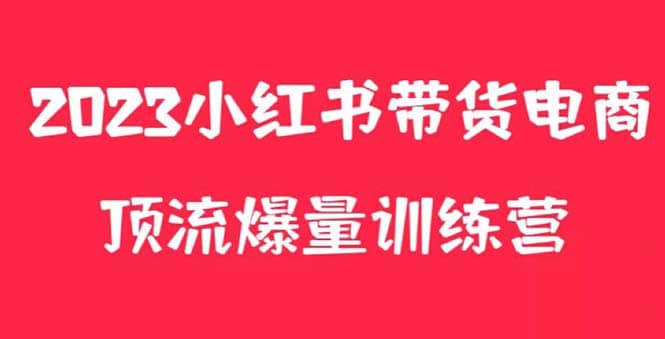 小红书电商爆量训练营，月入3W+！可复制的独家养生花茶系列玩法-时光论坛