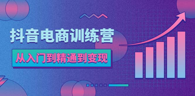 抖音电商训练营：从入门到精通，从账号定位到流量变现，抖店运营实操-时光论坛