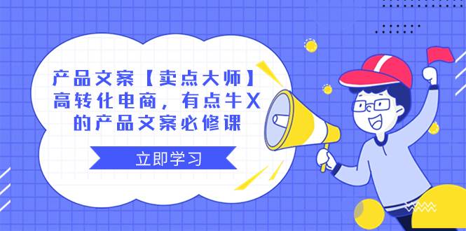 （8244期）产品文案【卖点 大师】高转化电商，有点牛X的 产品文案必修课-时光论坛