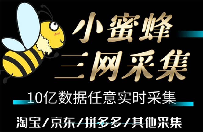 小蜜蜂三网采集，全新采集客源京东拼多多淘宝客户一键导出-时光论坛