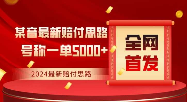 全网首发，2024最新抖音赔付项目，号称一单5000+保姆级拆解【仅揭秘】-时光论坛