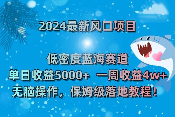 （8545期）2024最新风口项目 低密度蓝海赛道，日收益5000+周收益4w+ 无脑操作，保…-时光论坛