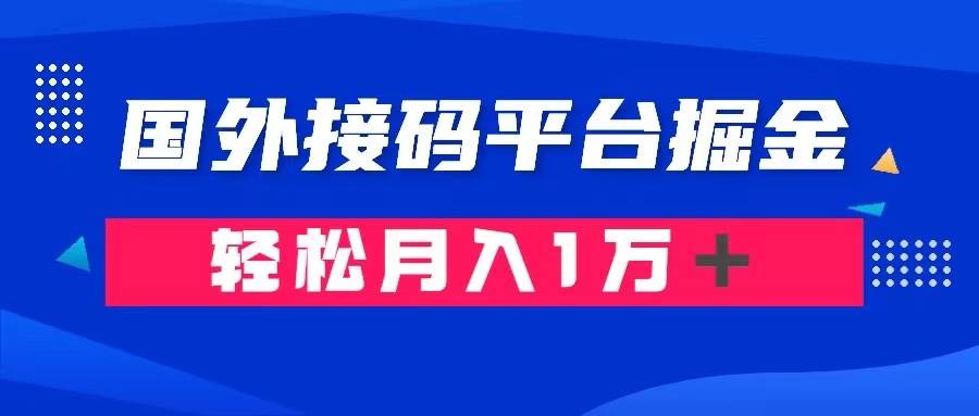 （8058期）通过国外接码平台掘金卖账号： 单号成本1.3，利润10＋，轻松月入1万＋-时光论坛