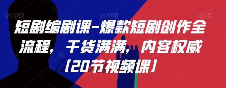 短剧编剧课-爆款短剧创作全流程，干货满满，内容权威【20节视频课】-时光论坛