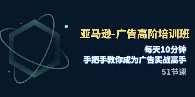 （7739期）亚马逊-广告高阶培训班，每天10分钟，手把手教你成为广告实战高手（51节）-时光论坛