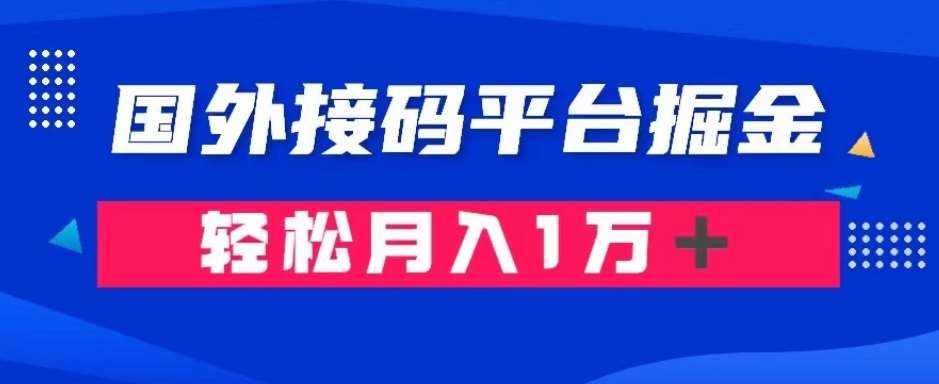 通过国外接码平台掘金：成本1.3，利润10＋，轻松月入1万＋【揭秘】-时光论坛