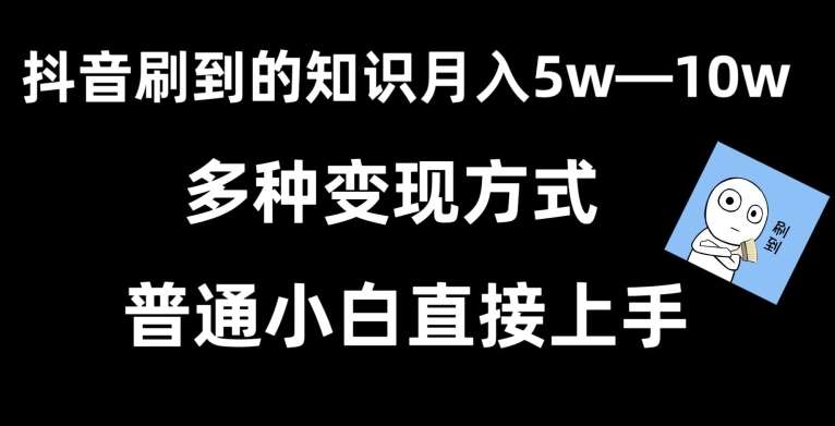 抖音刷到的知识，每天只需2小时，日入2000+，暴力变现，普通小白直接上手【揭秘】-时光论坛