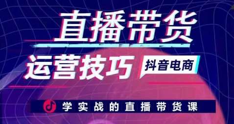 直播带货运营技巧，学实战的直播带货课-时光论坛