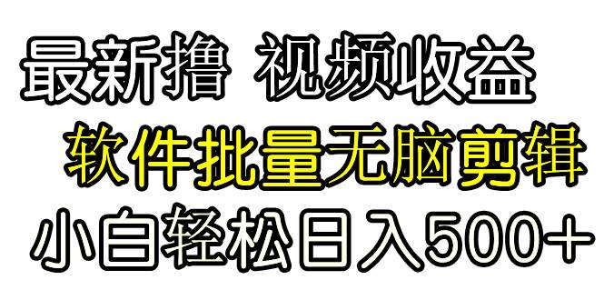 （9569期）发视频撸收益，软件无脑批量剪辑，第一天发第二天就有钱-时光论坛