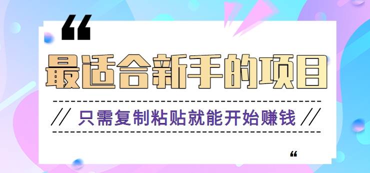 2024最适合新手操作的项目，新手小白只需复制粘贴就能开始赚钱【视频教程+软件】-时光论坛