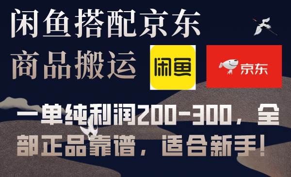 （7892期）闲鱼搭配京东备份库搬运，一单纯利润200-300，全部正品靠谱，适合新手！-时光论坛