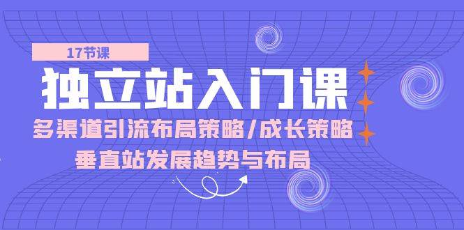 （10549期）独立站 入门课：多渠道 引流布局策略/成长策略/垂直站发展趋势与布局-时光论坛