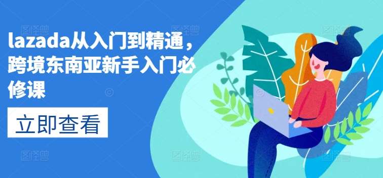 lazada从入门到精通，跨境东南亚新手入门必修课-时光论坛