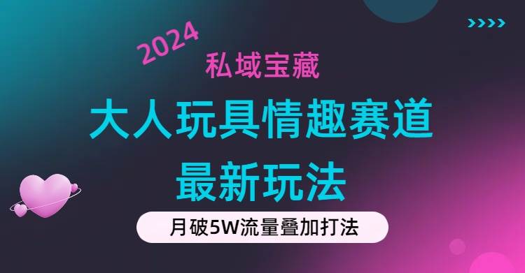 （11541期）私域宝藏：大人玩具情趣赛道合规新玩法，零投入，私域超高流量成单率高-时光论坛