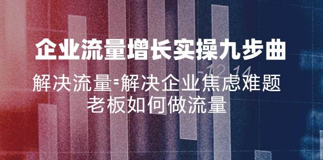 （11822期）企业流量增长实战九步曲，解决流量=解决企业焦虑难题，老板如何做流量-时光论坛