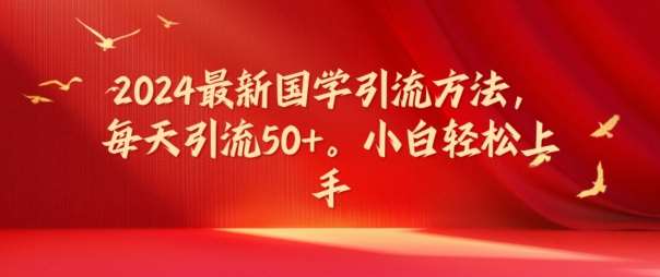 2024最新国学引流方法，每天引流50+，小白轻松上手【揭秘】-时光论坛