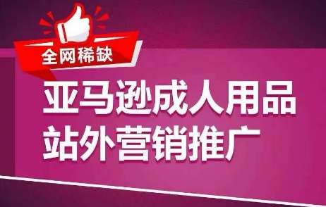 全网稀缺！亚马逊成人用品站外营销推广，​教你引爆站外流量，开启爆单模式-时光论坛