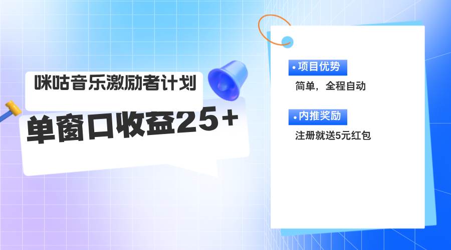 （11942期）咪咕激励者计划，单窗口收益20~25，可矩阵操作-时光论坛