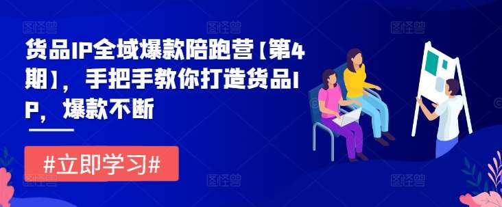 货品IP全域爆款陪跑营【第4期】，手把手教你打造货品IP，爆款不断-时光论坛