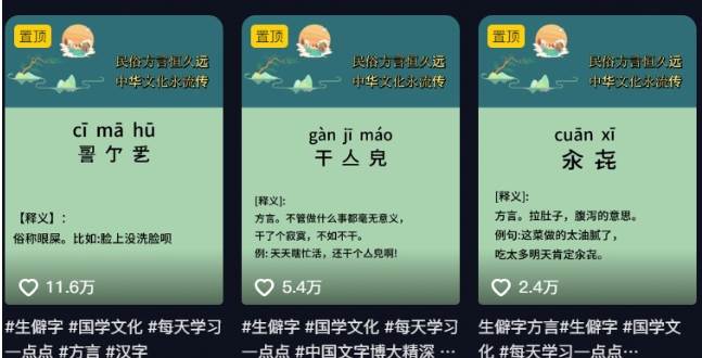 图片[3]-抖音小红书生僻字玩法，单条视频涨粉3000+，操作简单，手把手教你-时光论坛