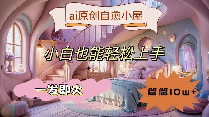 ai原创治愈小屋，小白也能轻松上手，一发即火，篇篇10w+【揭秘】-时光论坛