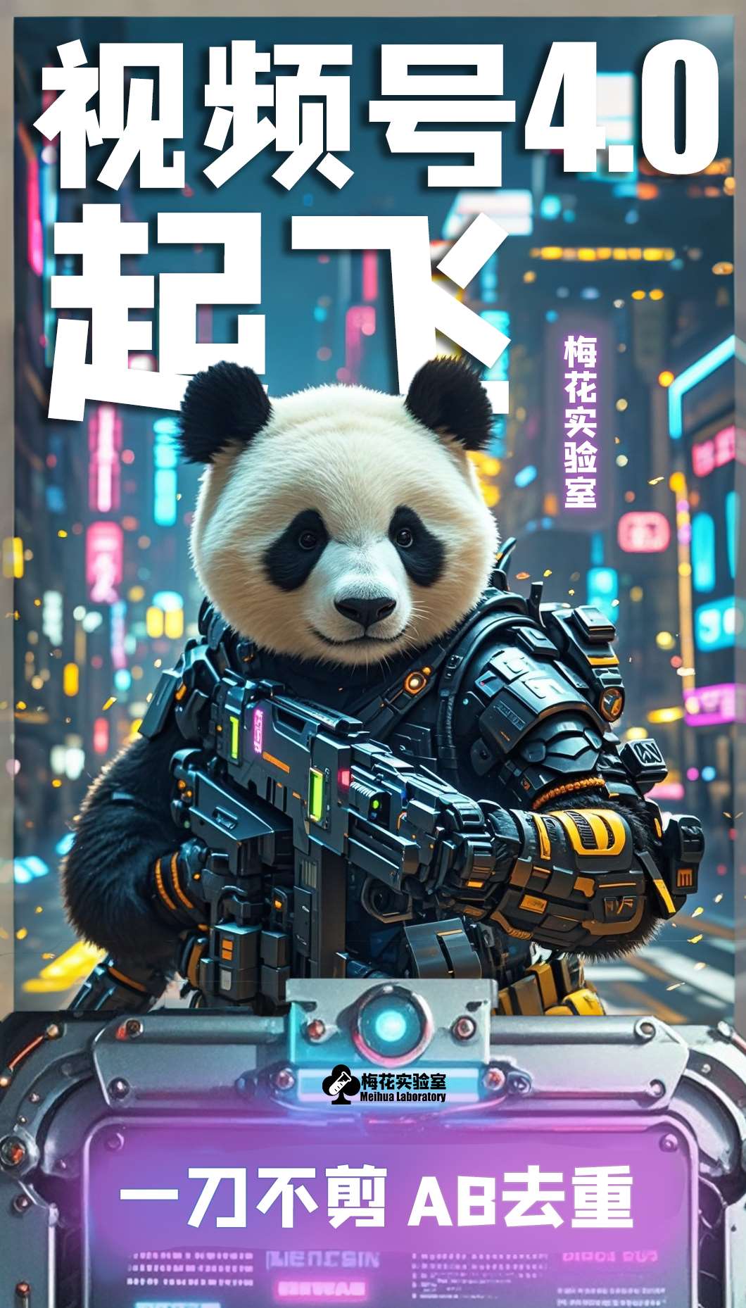 图片[2]-梅花实验窒微信视频号连怼玩法技巧起飞4.0一键AB破解版【揭秘】-时光论坛