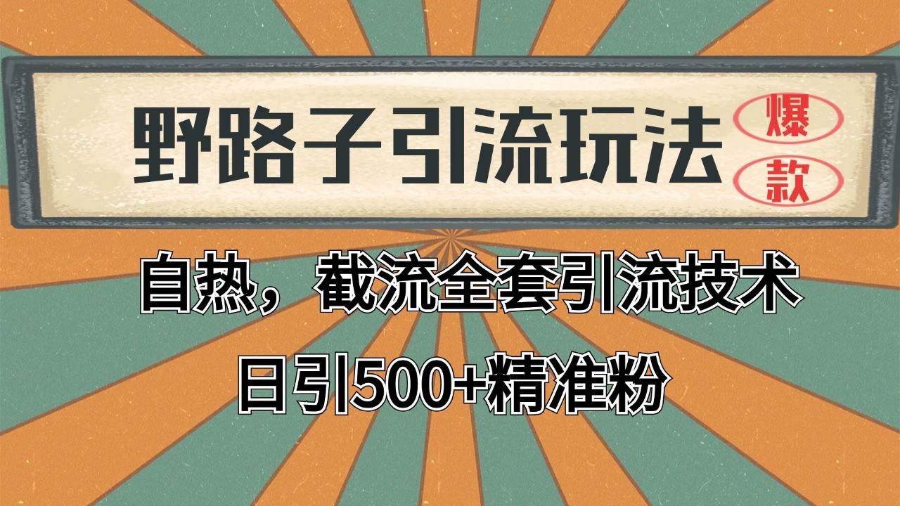 抖音小红书视频号全平台引流打法，全自动引流日引2000+精准客户-时光论坛