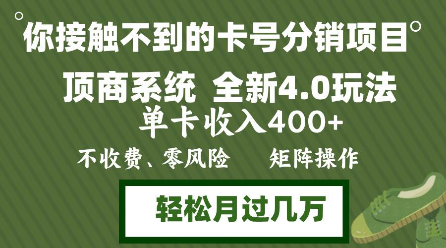 （12917期）年底卡号分销顶商系统4.0玩法，单卡收入400+，0门槛，无脑操作，矩阵操…-时光论坛