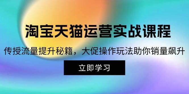 （12959期）淘宝&天猫运营实战课程，传授流量提升秘籍，大促操作玩法助你销量飙升-时光论坛