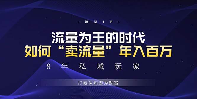 （13433期）未来如何通过“卖流量”年入百万，跨越一切周期绝对蓝海项目-时光论坛