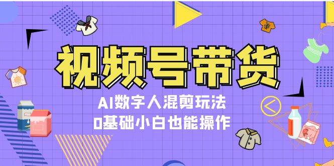 （13359期）视频号带货，AI数字人混剪玩法，0基础小白也能操作-时光论坛