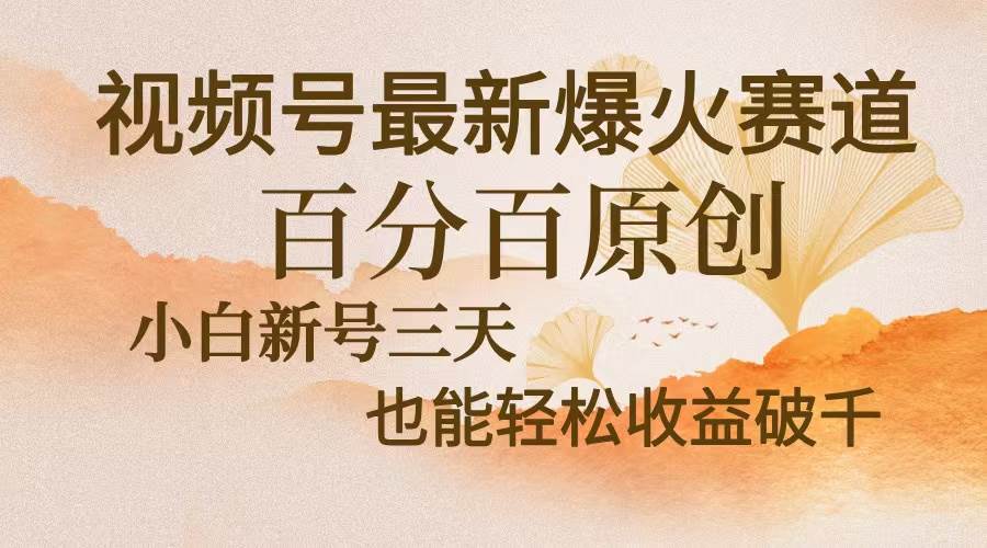 （13225期）视频号最新爆火赛道，中老年粉深信不疑，百分百原创，新号三天收益轻松…-时光论坛