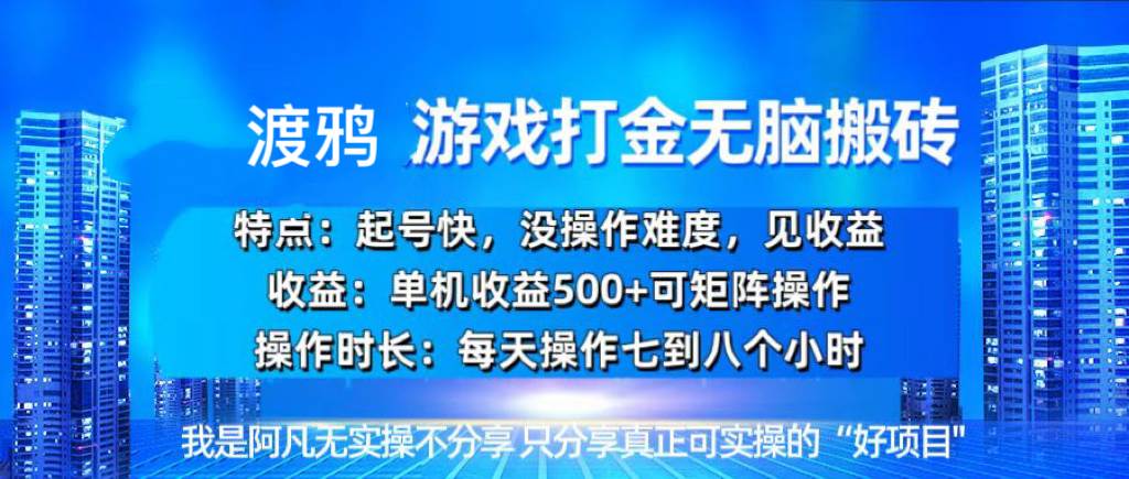 （13501期）韩国知名游戏打金无脑搬砖单机收益500+-时光论坛