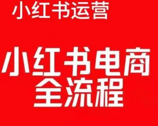 红薯电商实操课，小红书电商全流程-时光论坛