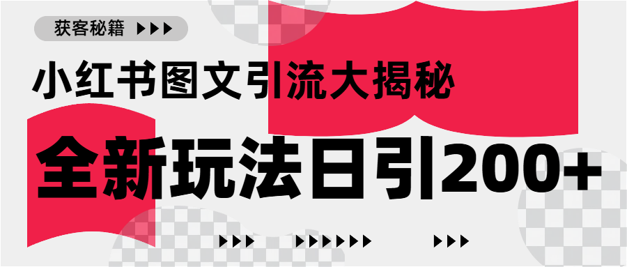 小红书图文引流，只需一张图片即可撬动百万流量，日引200+创业粉-时光论坛