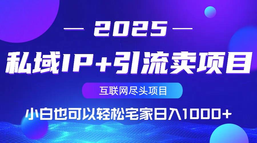 （14151期）私域IP+引流卖项目，小白也可以做到轻松宅家日入1000+-时光论坛